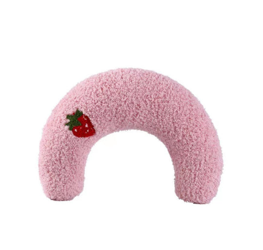U-Shaped Pet Pillow - Soft Neck Support Pillow for Cats & Small Dogs