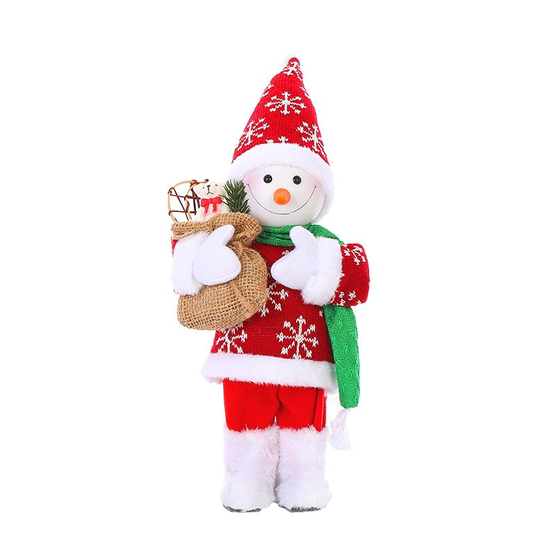 Christmas Doll Merry Decor for Home Navidad Noel Ornaments | Xmas Holiday Decor