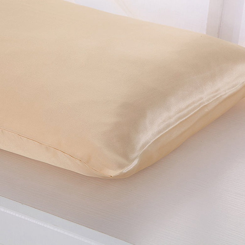 Solid Color Satin Pillowcase - Silky Hair & Skin Pillow Cover