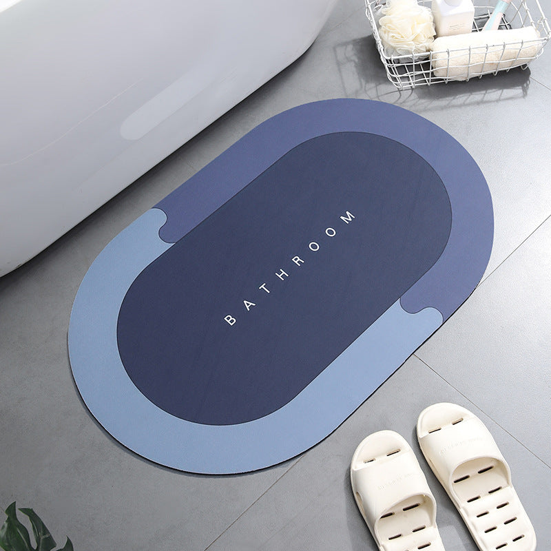 Super Absorbent Quick-Dry Bath Mat - Non-Slip Shower Rug
