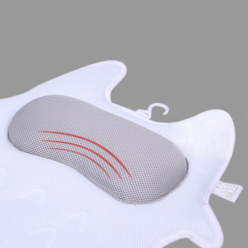 SPA Bathtub Pillow - Non-Slip Neck & Head Rest Cushion with Suction Cups