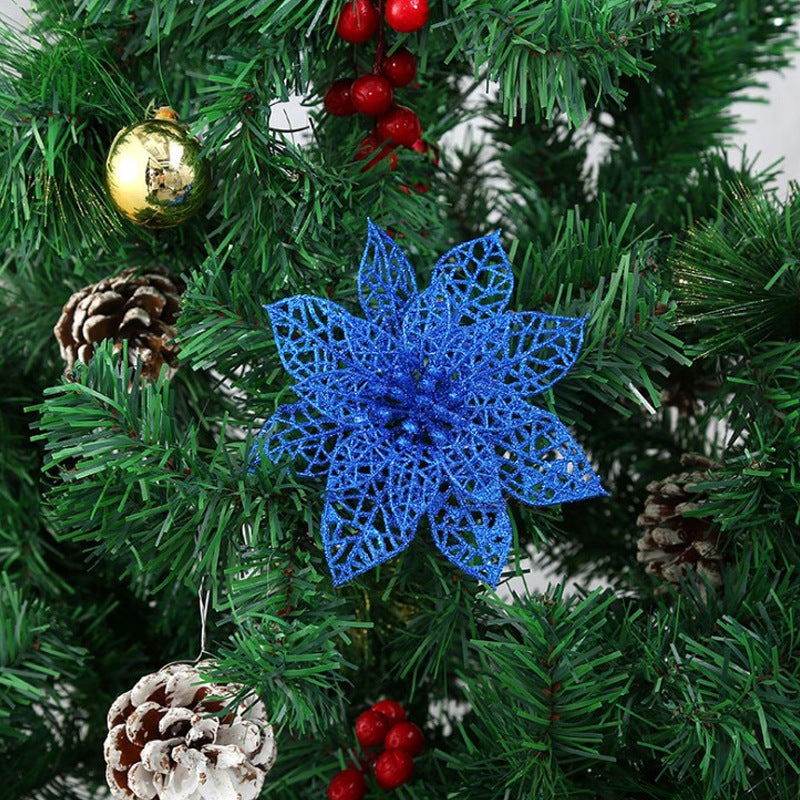 Christmas Decorations – 10cm (3.9in) Blue | Xmas Holiday Decor