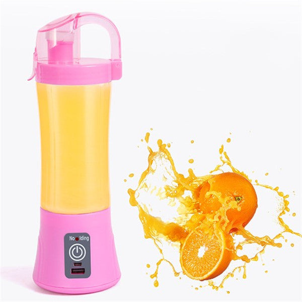 Portable Electric Handheld Fruit Juicer - USB Smoothie Blender