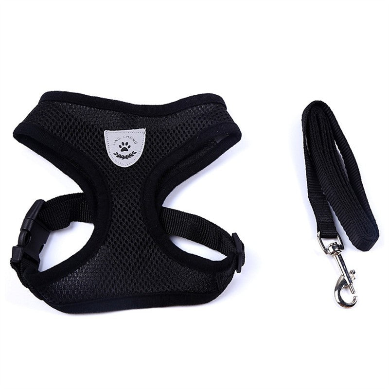Pet Car Seat Belt Harness Set - Adjustable Dog Harness with Seat Belt Leash