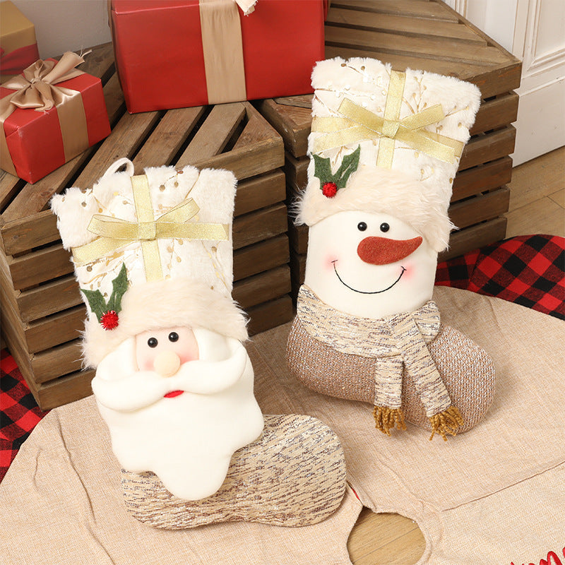 Christmas Nordic White Socks | Holiday Gift