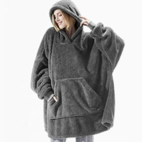 Hoodie Sweatshirt with Big Pocket Tops Sweater Comfortable Loose