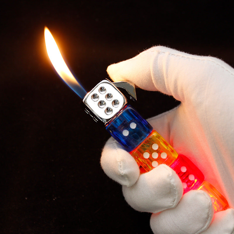 Creative Dice Flame Lighter - Novelty Gift Lighter