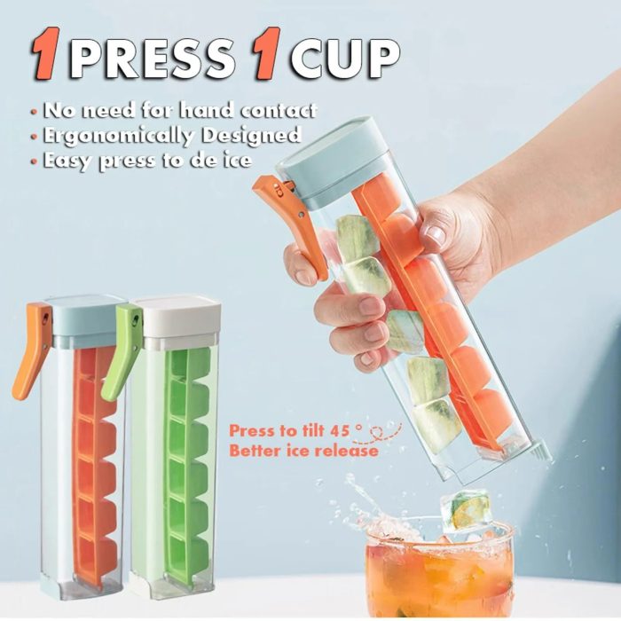 Food Grade Silicone Ice Cube Mold - Household Ice Maker Tray