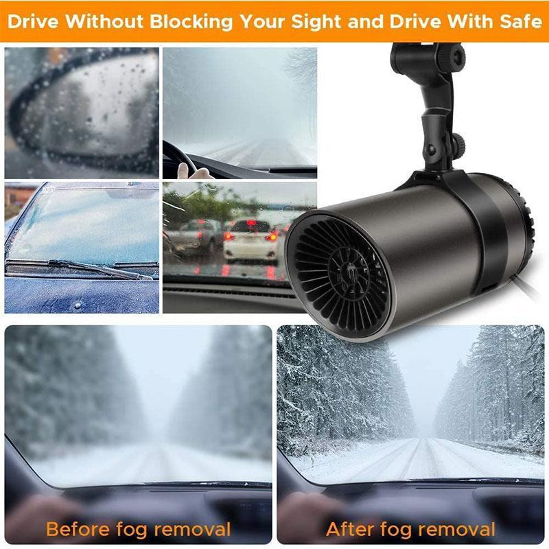 12V Car Heater & Defroster - Windshield Warm Air Blower