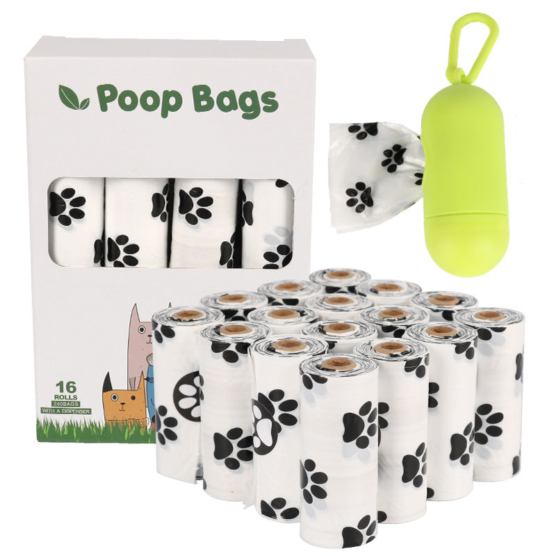 Eco Dog Poop Bags on a Roll - Leak-Proof Degradable Waste Bags with Dispenser Options