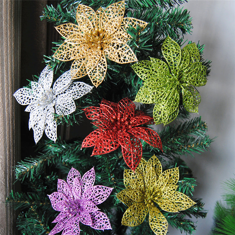 Christmas Decorations – 10cm (3.9in) Blue | Xmas Holiday Decor