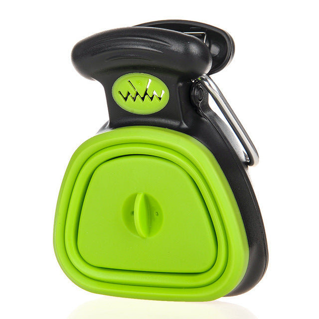 Foldable Travel Pooper Scooper - Portable Dog Poop Scoop with Degradable Bags