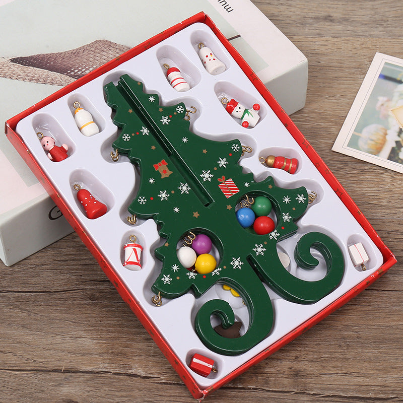 Christmas Tree Scene Decoration | Xmas Holiday Decor