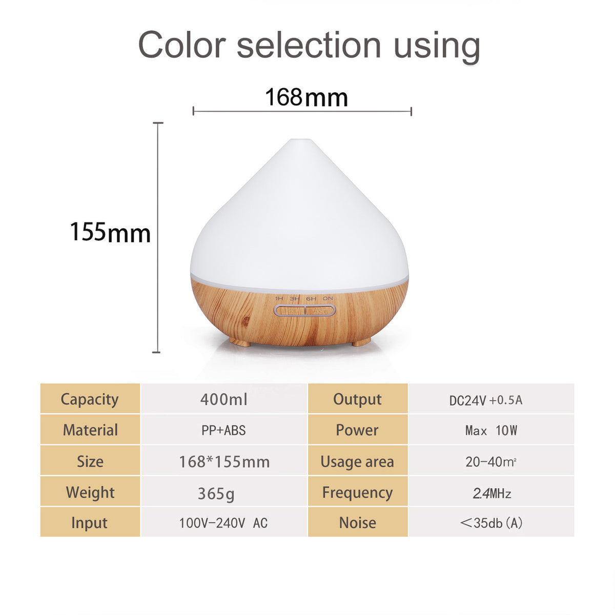 Crackle Volcano Humidifier - Colorful Flame Aroma Diffuser