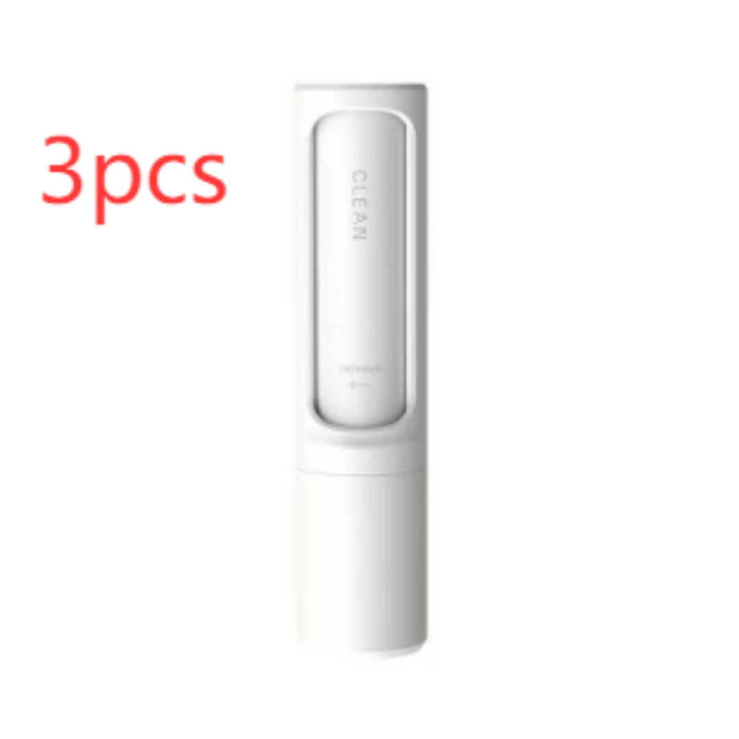2-in-1 Reusable Pet Hair Remover Brush - Self-Cleaning Lint Roller for Furniture & Clothes