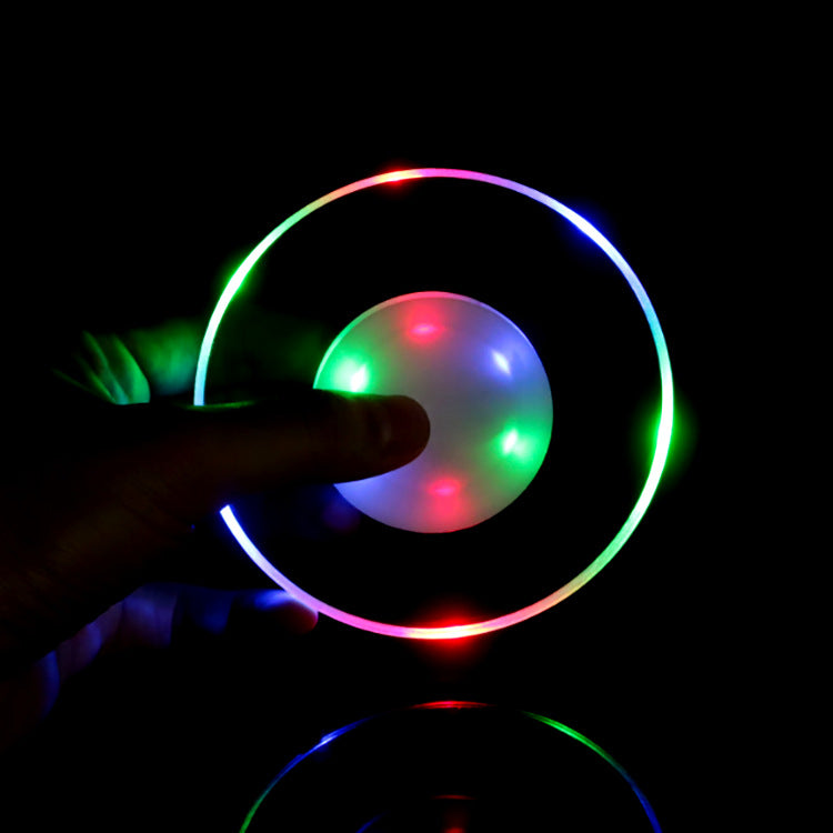 LED Glow Acrylic Crystal Coaster - Light-Up Drink Coaster