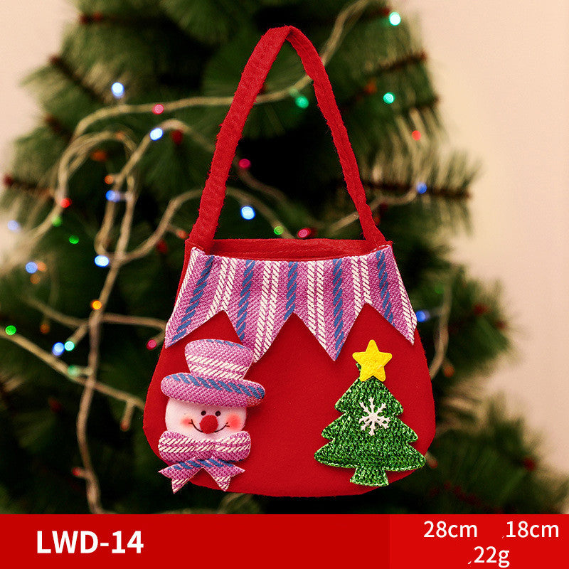 Christmas Gift Portable Brushed Bag | Xmas Holiday Decor