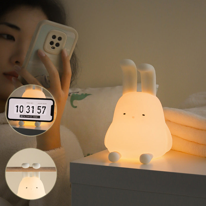 Cute Rabbit Mood Light Dimmable Led Soft Night for Baby Girlfriend