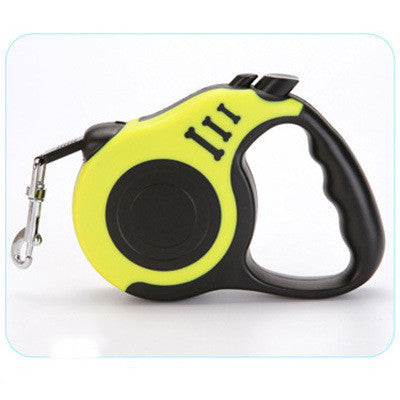 Retractable Dog Leash 3m / 5m - One-Button Brake & Lock Automatic Pet Lead