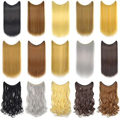 22 Inches Invisible Wire No Clips in Hair Extensions Secret Fish Line