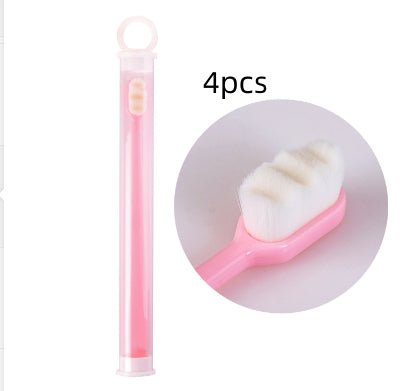 Ultra-Fine Super Soft Bristle Toothbrush - Gentle Gum Care