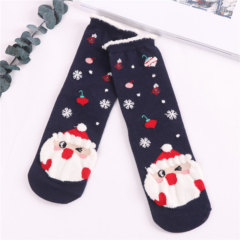 Christmas Santa Claus Cute Socks | Holiday Gift