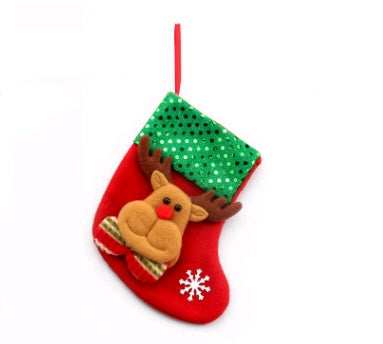 Christmas Decorations Santa Claus Socks Tree Pendant Gift Bag | Holiday Gift