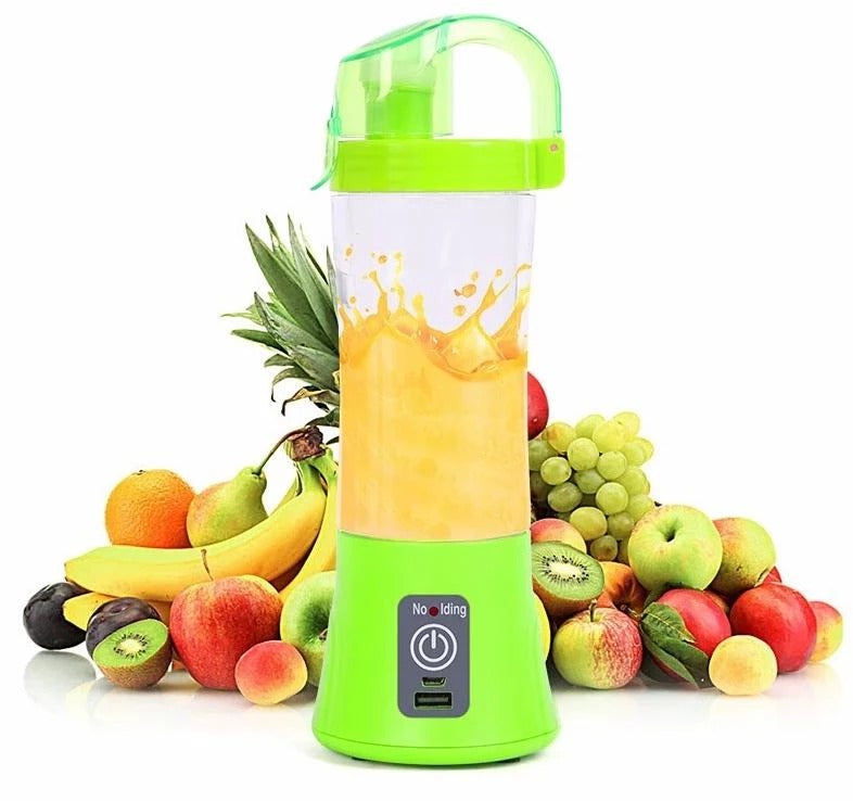 Portable Electric Handheld Fruit Juicer - USB Smoothie Blender