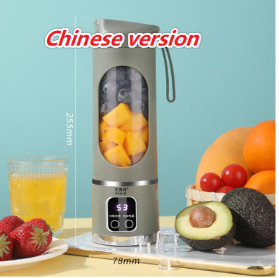 High-End USB Rechargeable Ice-Crushing Blender - Portable Juicer