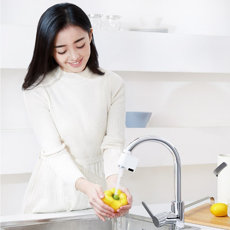 Infrared Sensor Faucet Water Saver - USB Rechargeable Touchless Tap Adapter