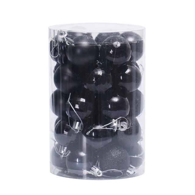 Christmas 34 Ball Set 4cm Ornaments | Xmas Holiday Decor