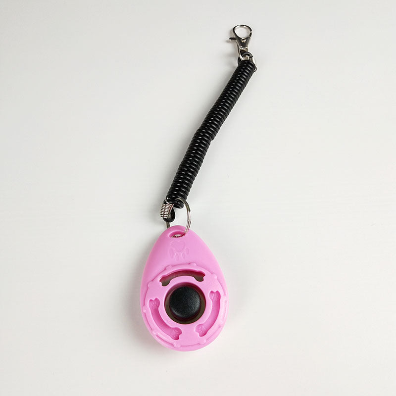 Dog Training Clicker - Positive Reinforcement Pet Training Tool with Wrist Strap