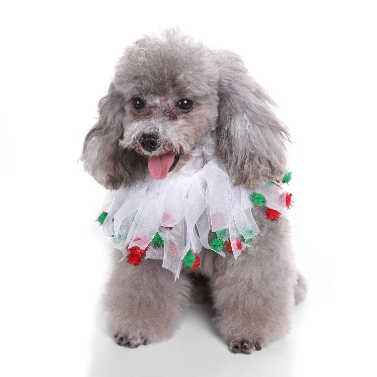 Christmas Pet Hat Bib | Holiday Gift