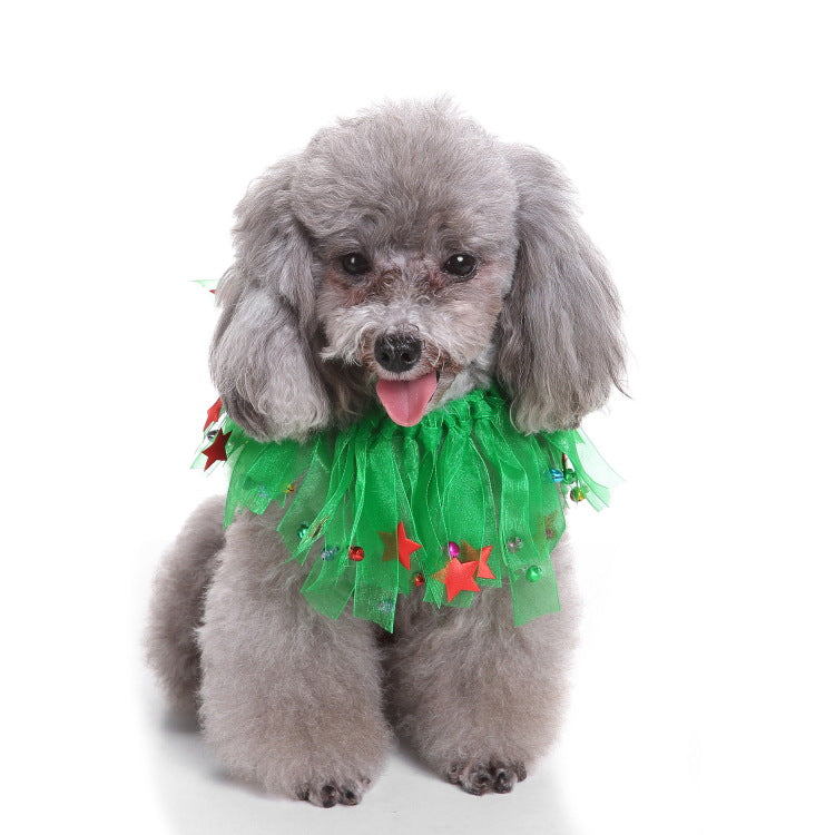 Christmas Pet Hat Bib | Holiday Gift