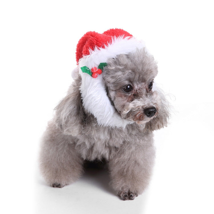 Christmas Pet Hat Bib | Holiday Gift
