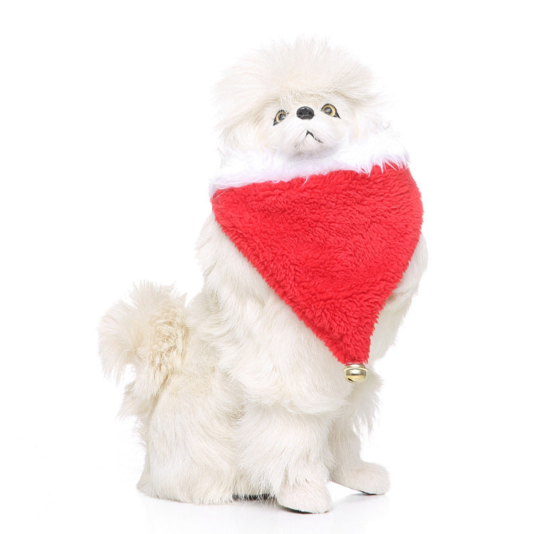 Christmas Pet Hat Bib | Holiday Gift