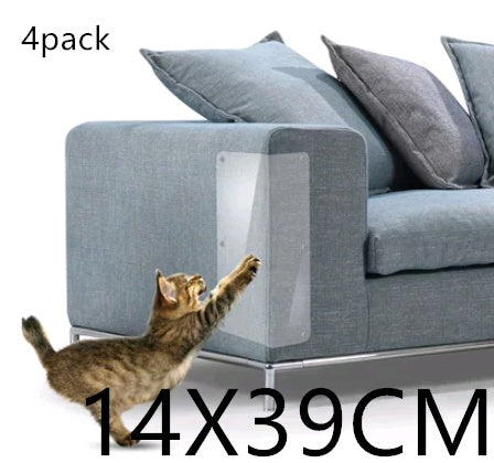 Cat Scratch Furniture Protector Pads - Anti-Scratch Sofa Guard Tape (Multi-Pack)
