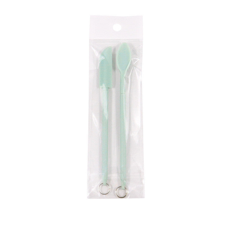 Mini Retractable Silicone Cosmetic Spatula - Beauty Bottle Scraper for Makeup & Skincare