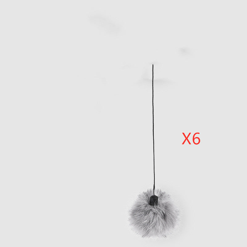 Electronic Motion Cat Toy - Interactive Spinning Toy with Fur Ball Accessories