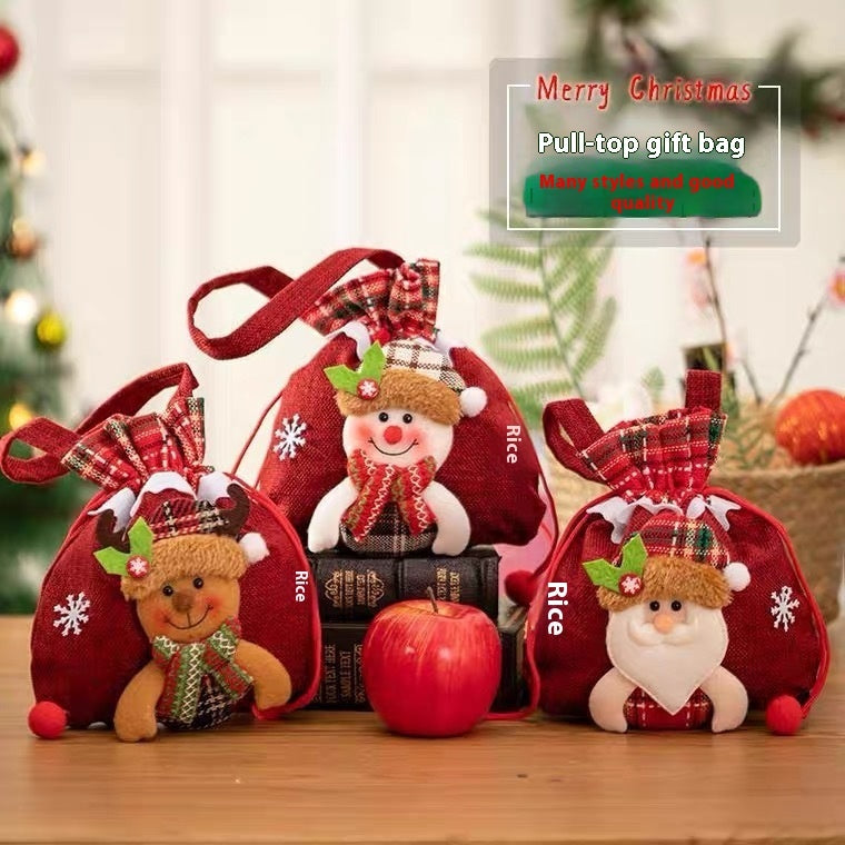 Christmas Children Gift Bag Eve Candy Packaging | Xmas Holiday Decor
