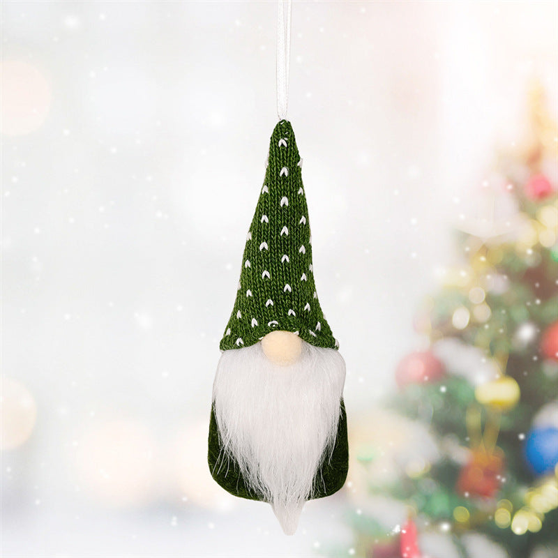 Christmas Decorations Knitted Small Pendant | Xmas Holiday Decor