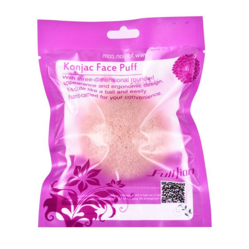 Konjac Sponge for Washing Face Round Konnyaku Facial Cleansing
