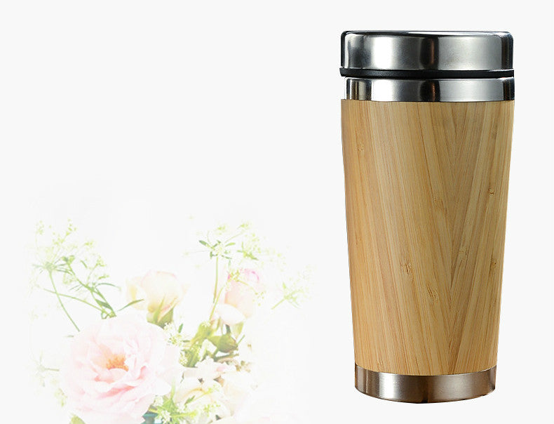Bamboo Fiber Coffee Cup - Reusable Eco Travel Mug