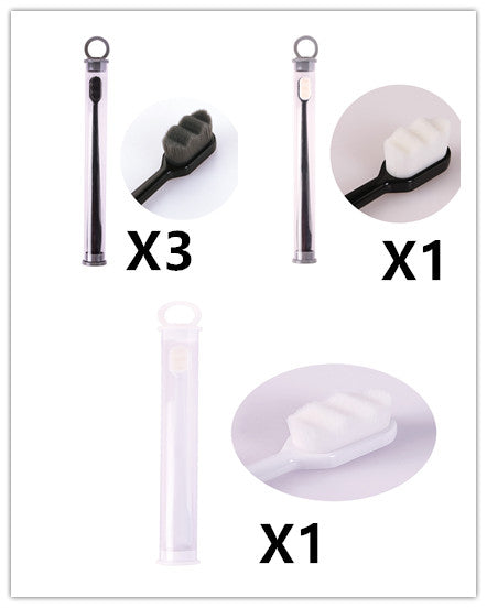 Ultra-Fine Super Soft Bristle Toothbrush - Gentle Gum Care