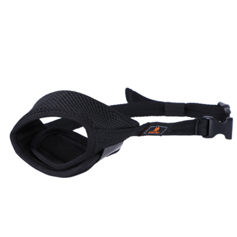 Adjustable Breathable Dog Muzzle - Soft Mesh Anti-Bite Mask with Velcro