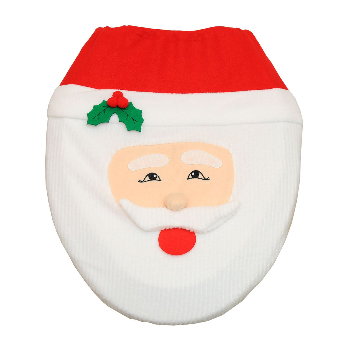Christmas Toilet Seat Cover | Xmas Holiday Decor