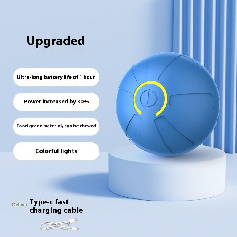 Automatic Jumping Dog Ball - Light-Up Interactive Bouncing Toy for Dogs