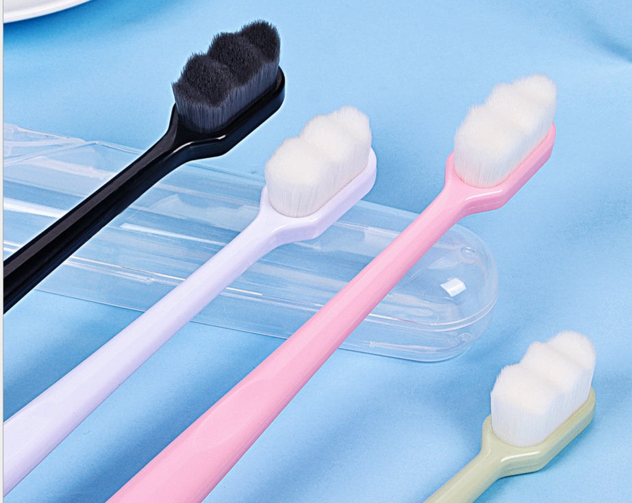 Ultra-Fine Super Soft Bristle Toothbrush - Gentle Gum Care