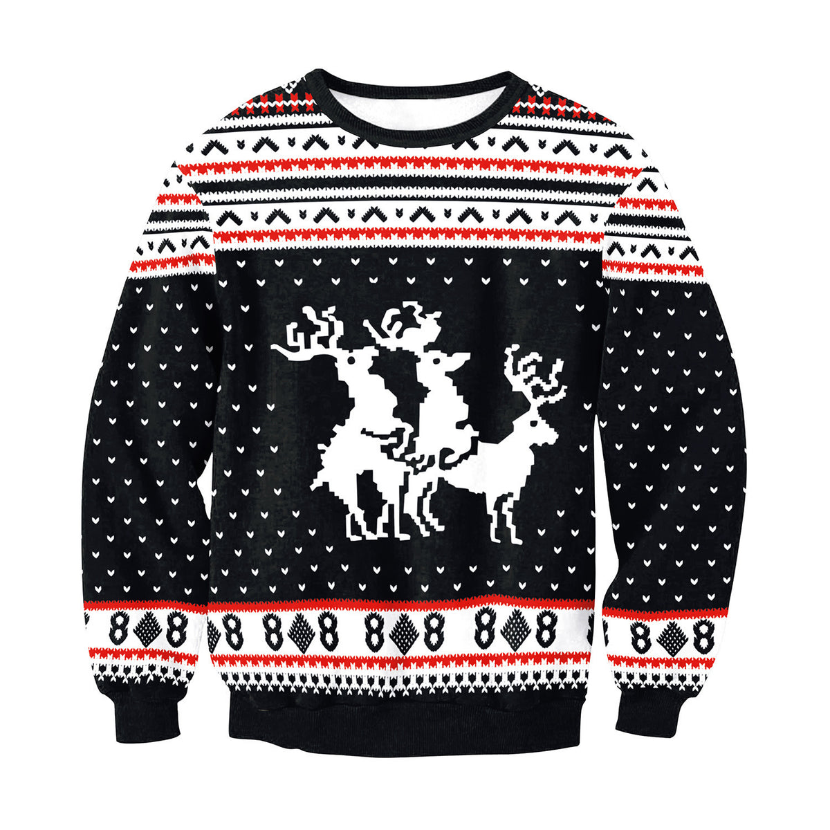 UGLY Christmas Sweater Vacation Santa Elf Funny Women's Men Sweaters