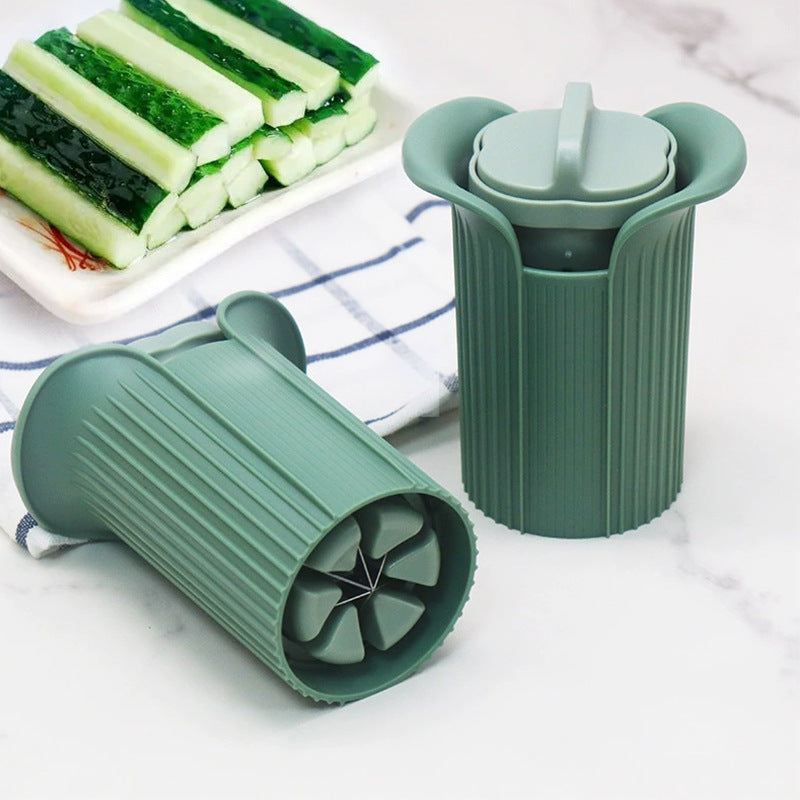 Household Cucumber & Vegetable Slicer - Quick Kitchen Cutting Tool